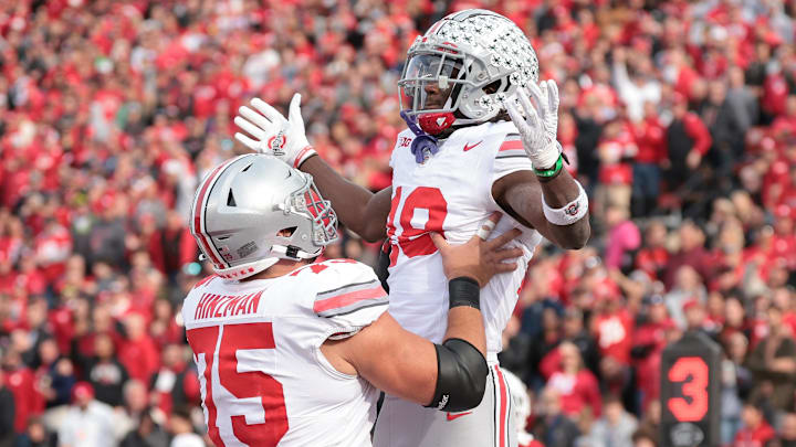 Ohio State Buckeyes wide receiver Marvin Harrison Jr. (18)