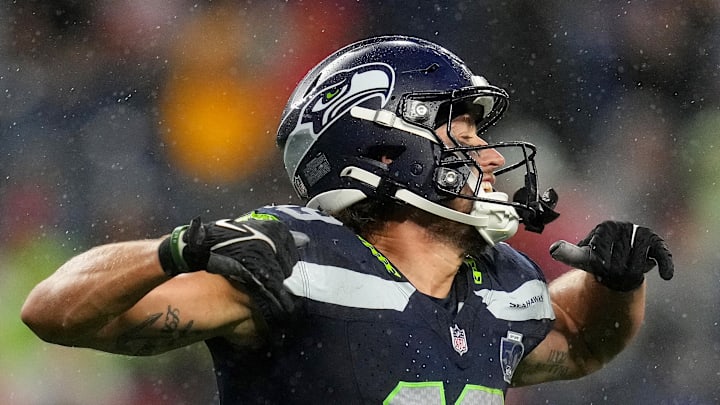 Jake Bobo with the Seattle Seahawks Jake Bobo with the Seattle Seahawks