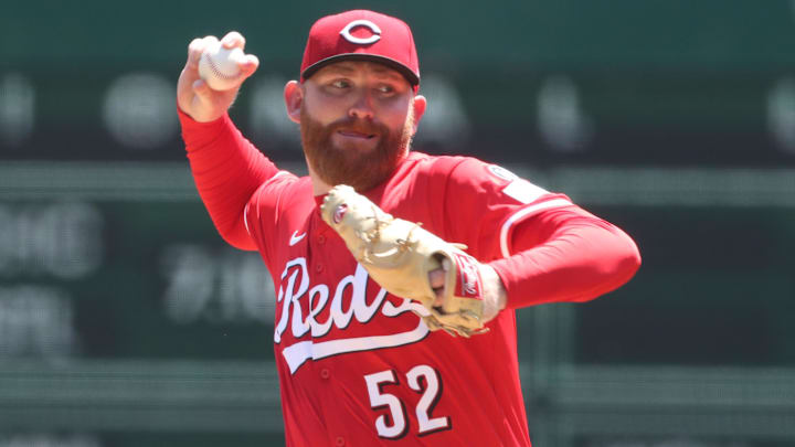 Zack Littell of the Cincinnati Reds