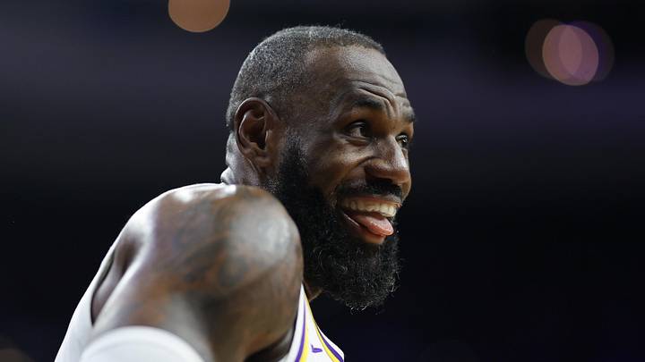 Los Angeles Lakers forward Lebron James.
