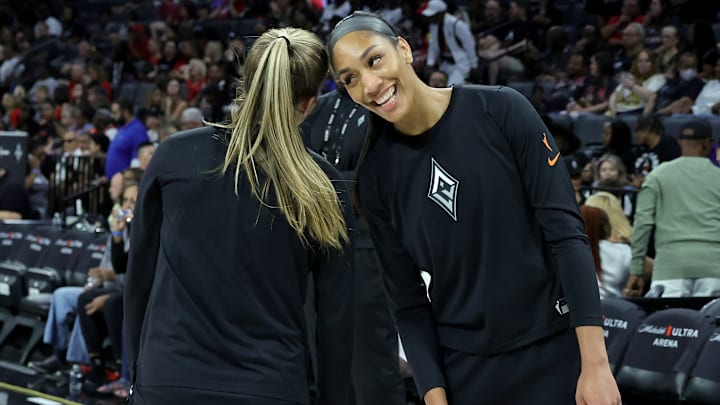 Las Vegas Aces, A'ja Wilson, Kate Martin