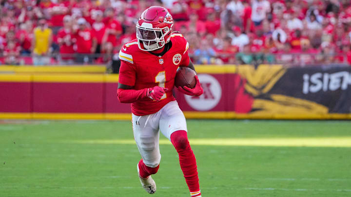 Kansas City Chiefs wide receiver Xavier Worthy.