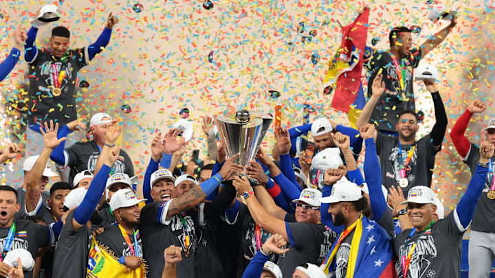 Venezuela celebró en 2026 el título en el Clásico Mundial de Béisbol Venezuela celebró en 2026 el título en el Clásico Mundial de Béisbol