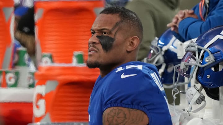 Kenny Golladay of the Giants in the second half. The Houston Texans at the New York Giants in a game played at MetLife Stadium in East Rutherford, NJ on November 13, 2022. Kenny Golladay of the Giants in the second half. The Houston Texans at the New York Giants in a game played at MetLife Stadium in East Rutherford, NJ on November 13, 2022.