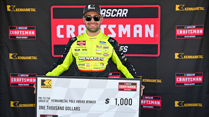 Ty Majeski rocketed to the pole position for the Fresh From Florida 250 at Daytona International Speedway.