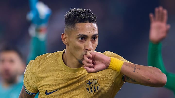 Raphinha donne l'avantage au FC Barcelone 