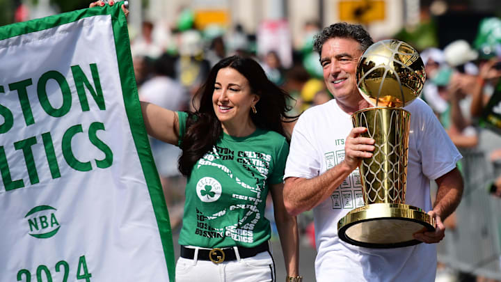 Wyc Grousbeck is out as president of the Celtics three years early. Wyc Grousbeck is out as president of the Celtics three years early.