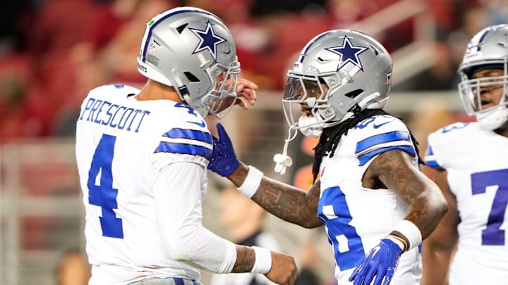 Dallas Cowboys quarterback Dak Prescott and wide receiver CeeDee Lamb