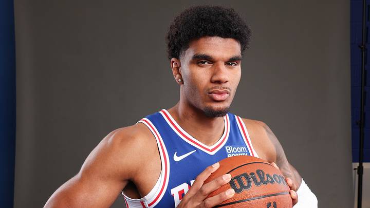 Philadelphia 76ers Dominick Barlow poses for a photo during media day on Sep. 28, 2026. Philadelphia 76ers Dominick Barlow poses for a photo during media day on Sep. 28, 2026.