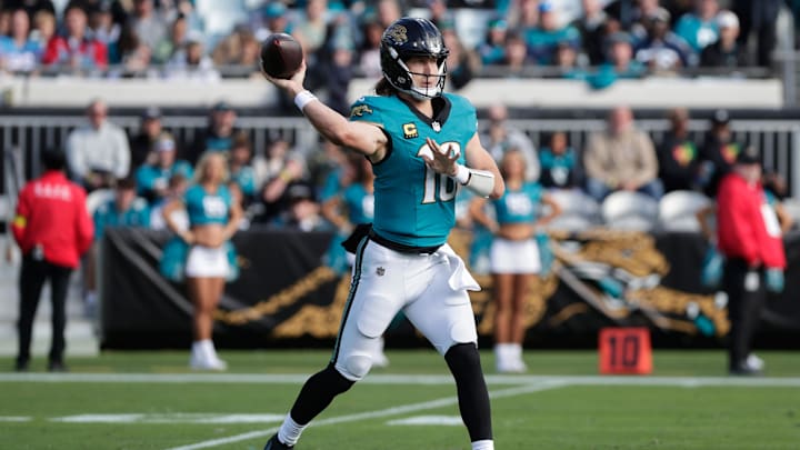 Jacksonville Jaguars quarterback Trevor Lawrence now owns the franchise record for total touchdowns in a season.