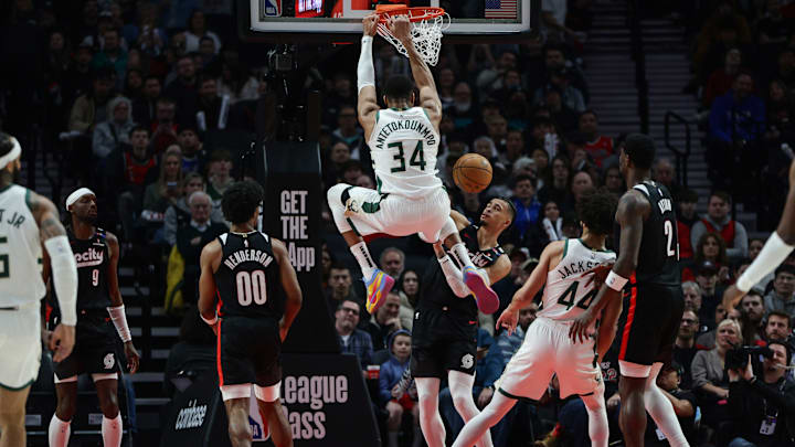 Milwaukee Bucks v Portland Trail Blazers