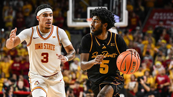 Iowa State is a big favorite against Arizona State in the Big 12 Tournament.