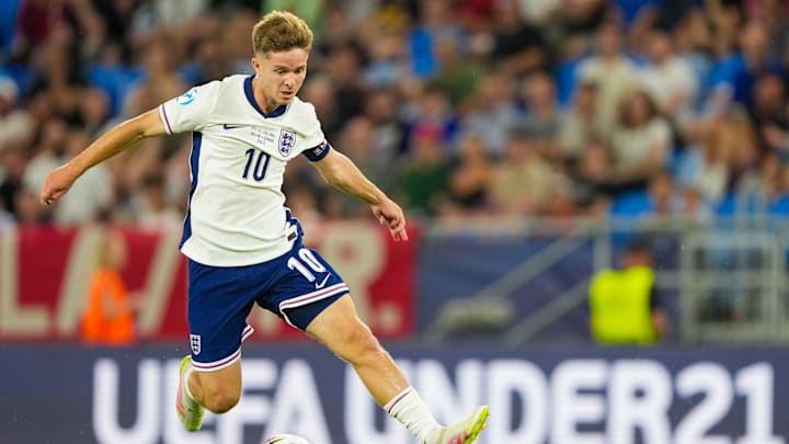 James McAtee im Trikot der englischen U21