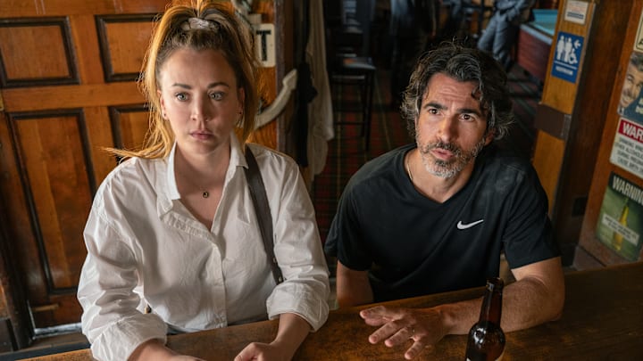 BASED ON A TRUE STORY -- “Based on a Drew Story” -- Episode 206 -- Pictured: (l-r) Kaley Cuoco as Ava, Chris Messina as Nathan 