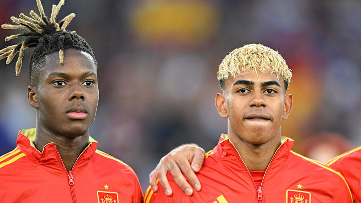 Nico Williams is set to unite with Lamine Yamal at Barcelona. Nico Williams is set to unite with Lamine Yamal at Barcelona.