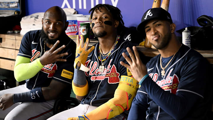 Ronald Acuña Jr. fue felicitado por Barry Bonds y Alex Rodríguez 