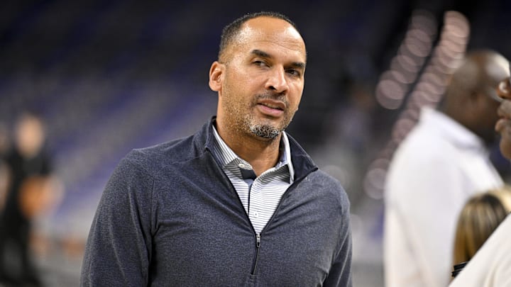 Mavericks fans aren't happy with Nico Harrison after the team's 0-2 start