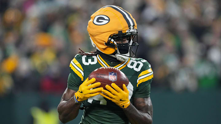 Nov 10, 2025; Green Bay, Wisconsin, USA; Green Bay Packers wide receiver Savion Williams (83) during the game against the Philadelphia Eagles at Lambeau Field. Mandatory Credit: Jeff Hanisch-Imagn Images Nov 10, 2025; Green Bay, Wisconsin, USA; Green Bay Packers wide receiver Savion Williams (83) during the game against the Philadelphia Eagles at Lambeau Field. Mandatory Credit: Jeff Hanisch-Imagn Images