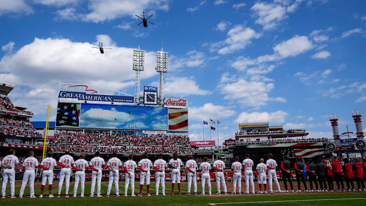 MLB National League Opening Day game Cincinnati Reds MLB National League Opening Day game Cincinnati Reds