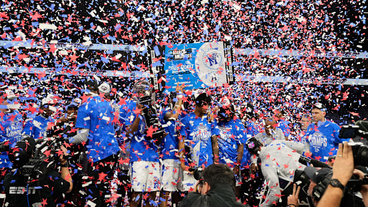 The confetti fell on Memphis after winning the AAC's men's basketball tournament this season in Fort Worth. Beginning in 2027, that confetti will fall at USF's Yuengling Center