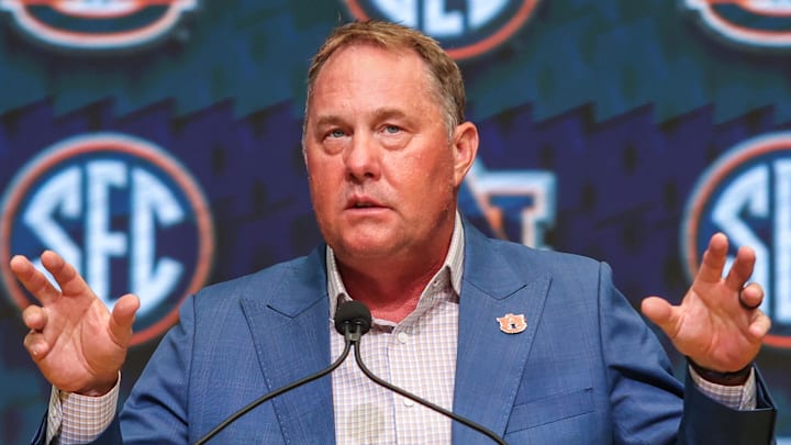 Auburn Tigers head coach Hugh Freeze found an unlikely defender of his frequent trips to the golf course. Auburn Tigers head coach Hugh Freeze found an unlikely defender of his frequent trips to the golf course.