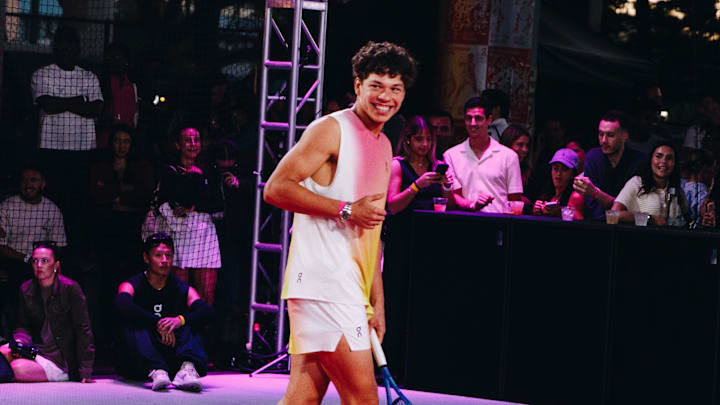 Ben Shelton appeared at On's Miami Clubhouse Nights event.