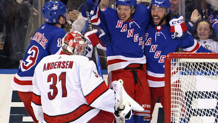 Carolina Hurricanes v New York Rangers - Game One