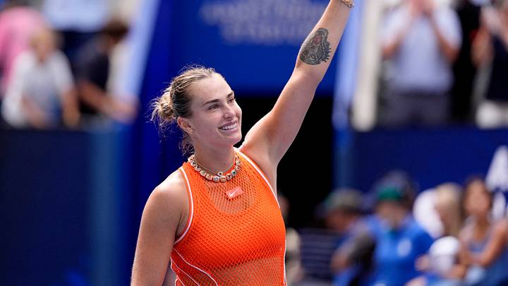 Aryna Sabalenka celebrates winning her third round match at the 2026 US Open REUTERS/Eduardo Munoz Aryna Sabalenka celebrates winning her third round match at the 2026 US Open REUTERS/Eduardo Munoz