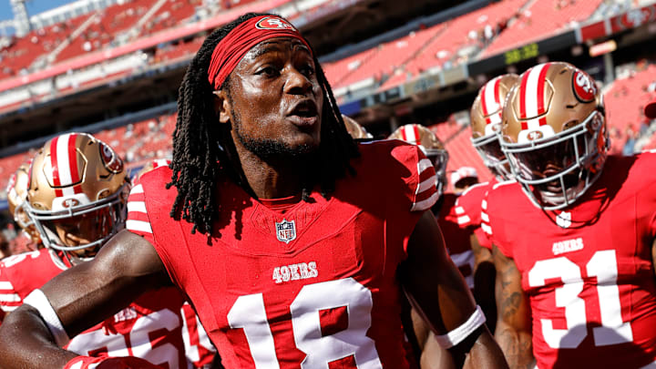 San Francisco 49ers wide receiver Chris Conley (18)