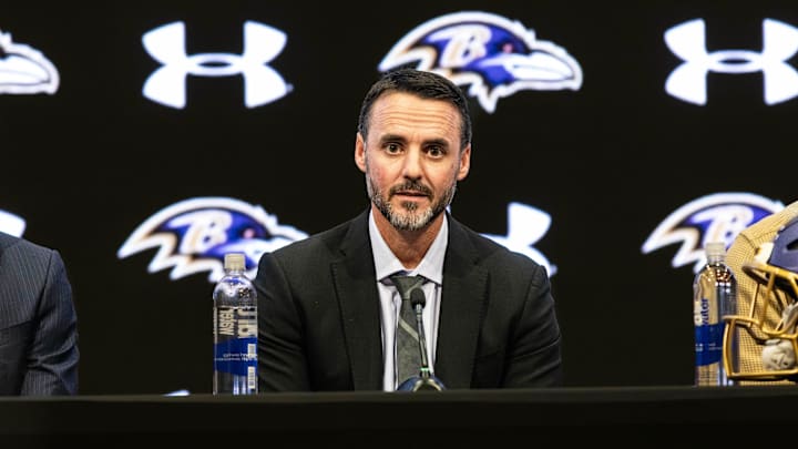 Baltimore Ravens head coach Jesse Minter Baltimore Ravens head coach Jesse Minter