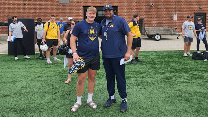 Sullivan Garvin from Allegan, Michigan, has a UW offer. Michigan is recruiting him, too. 