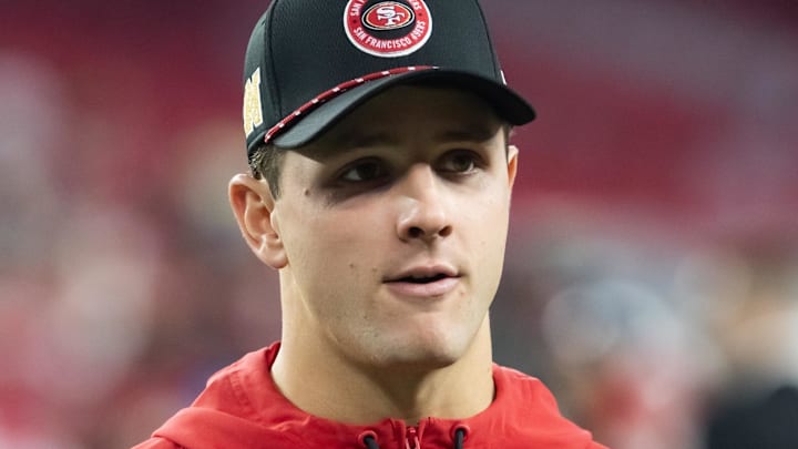 San Francisco 49ers quarterback Brock Purdy against the Arizona Cardinals at State Farm Stadium.