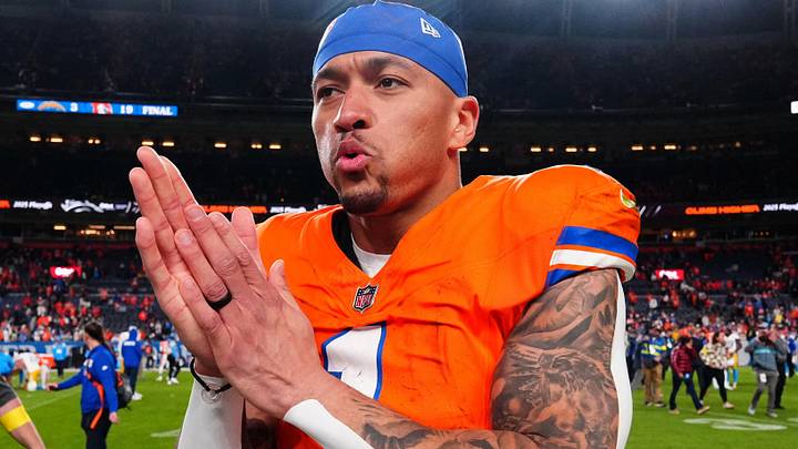 Denver Broncos tight end Evan Engram Denver Broncos tight end Evan Engram