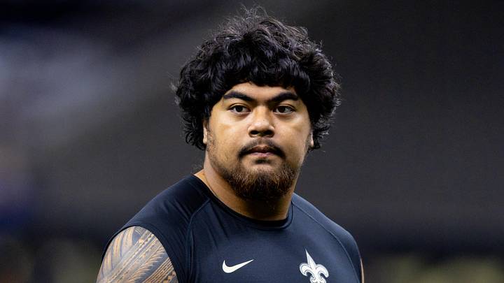 New Orleans Saints offensive tackle Taliese Fuaga