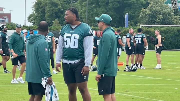 Eagles offensive lineman Tyler Steen. Eagles offensive lineman Tyler Steen.