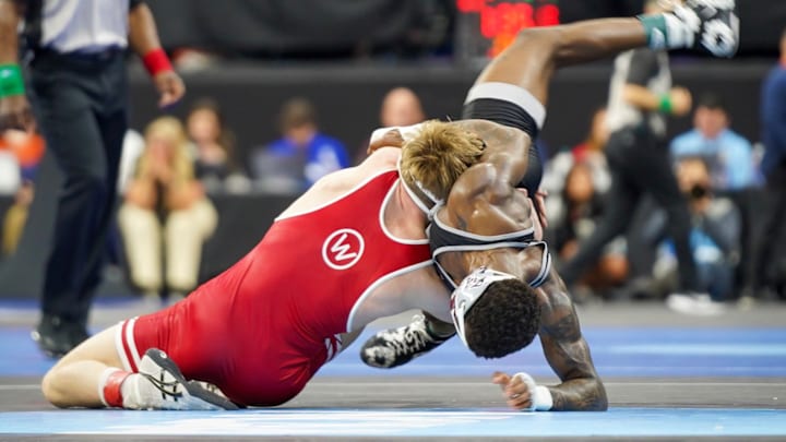 Wisconsin's Zan Fugitt advanced to the NCAA Championship semifinals Friday.