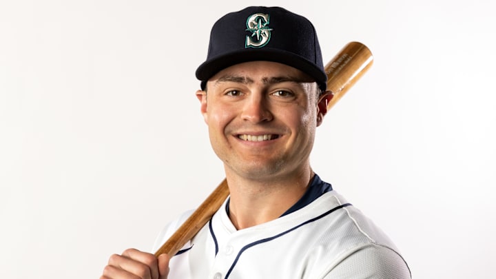 Seattle Mariners infielder Ben Williamson poses for a portrait during media day Feb. 20 at Peoria Sports Complex.