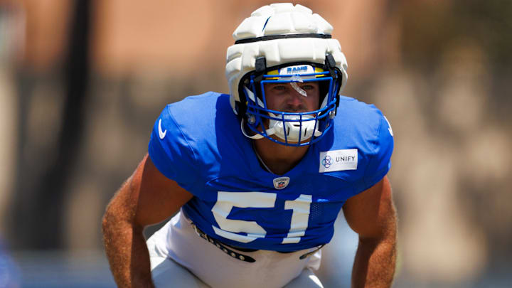 Dallas Cowboys Los Angeles Rams Joint Practice Troy Reeder