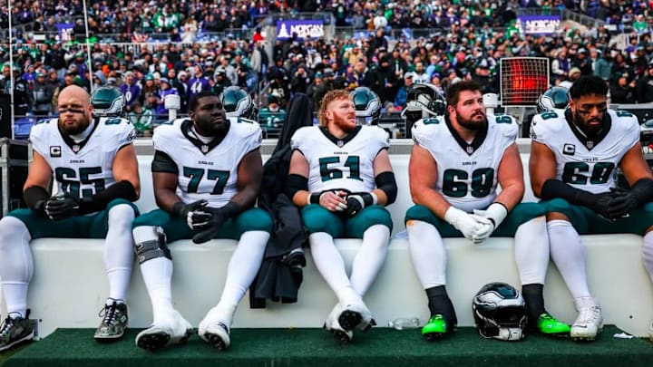 The Eagles' offensive line is the best in the NFL.
