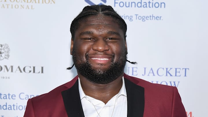Dalvin Tomlinson at a charity event to benefit prostate cancer research...there's more to him than just football.  