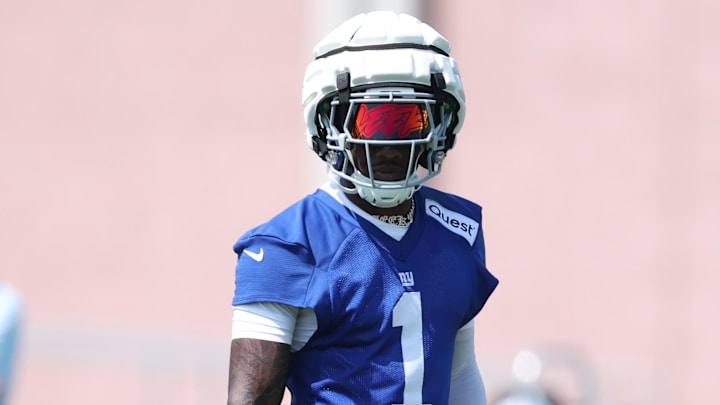 New York Giants wide receiver Malik Nabers New York Giants wide receiver Malik Nabers