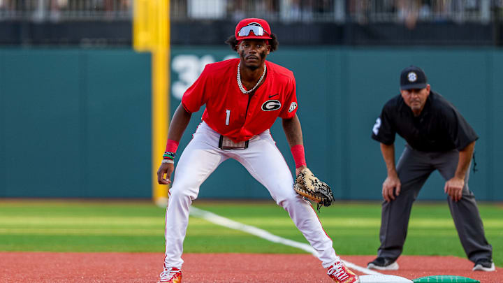 Tre Phelps at first base