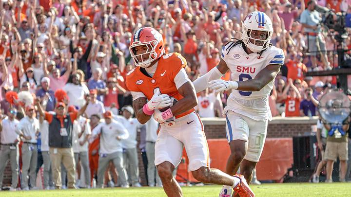 Clemson wide receiver T.J. Moore is primed to have a breakout year in 2026, being a top target in the 2027 NFL Draft. Clemson wide receiver T.J. Moore is primed to have a breakout year in 2026, being a top target in the 2027 NFL Draft.