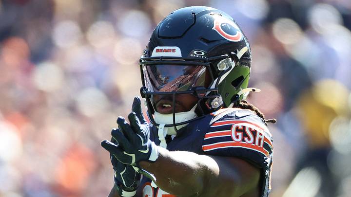 Chicago Bears running back Kyle Monangai