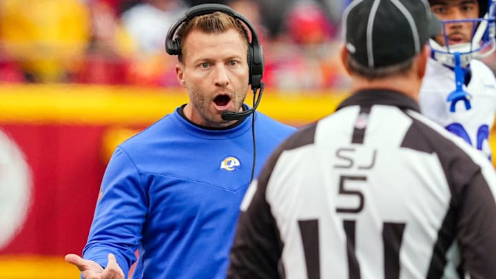  Los Angeles Rams head coach Sean McVay