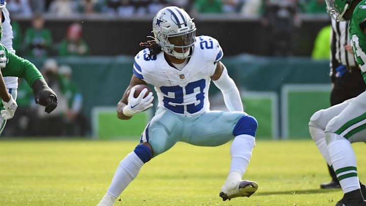 Dallas Cowboys running back Rico Dowdle against the Philadelphia Eagles.