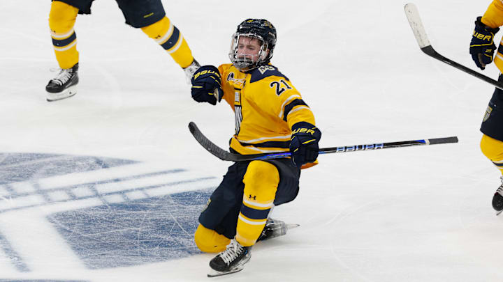 2023 Hockey East Championship - Semifinals - Massachusetts-Lowell v Merrimack