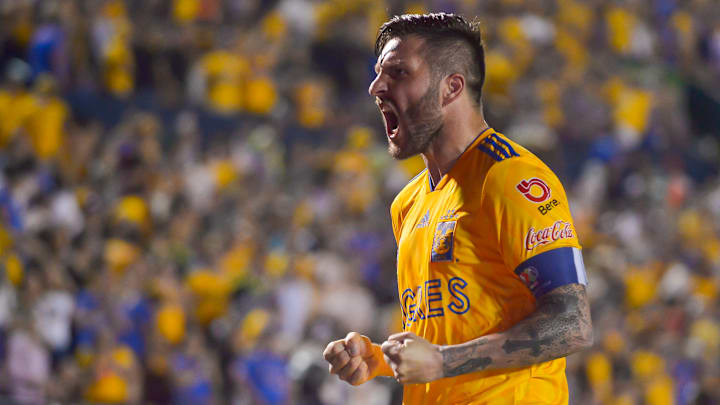 André-Pierre Gignac é um dos grandes nomes | Tigres UANL v Necaxa - Torneo Clausura 2019 Liga MX