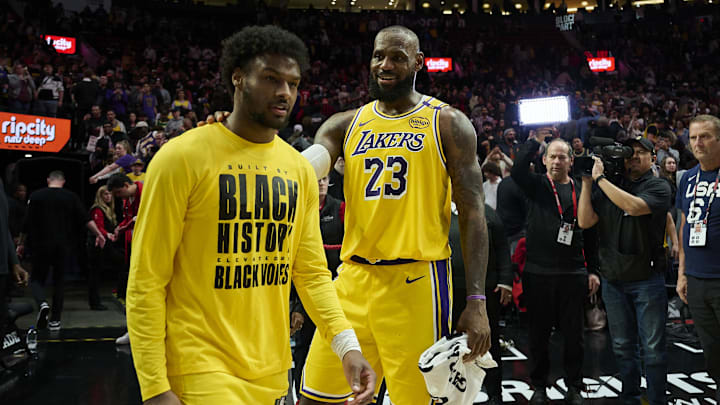 Bronny James ya debutó en la NBA en la temporada 2024-2025