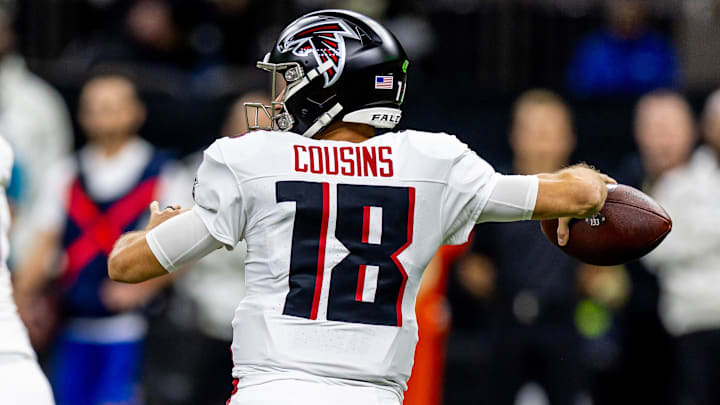 Atlanta Falcons quarterback Kirk Cousins is on the injury report before Sunday's game against the Denver Broncos. Atlanta Falcons quarterback Kirk Cousins is on the injury report before Sunday's game against the Denver Broncos.